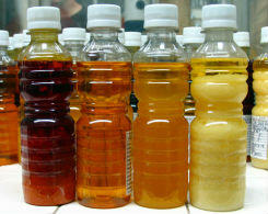 Distintos tipos de aceite de palma refinado
